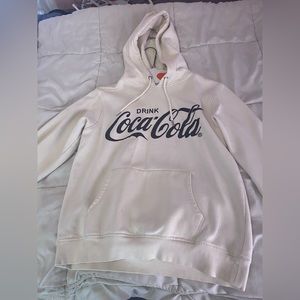 H&M Coca-Cola Cream Hoodie